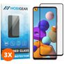 Mobigear Premium Samsung Galaxy A21s Panzerglas Gehärtetes Glas Displayschutz - Hüllenfreundlich - Schwarz (3er Pack)