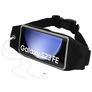 Mobiparts Comfort Fit Belt Handyhalterung Joggen Samsung Galaxy S23 FE Sporthülle Neopren Gürtel - Schwarz