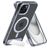 Mobiparts Hardcover Transparent iPhone 14 MagSafe Hardcase Backcover mit Ständer - Transparent