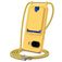 Mobigear Lanyard Card Google Pixel 10a Silikon Handykette mit Kartenhalter - Gelb