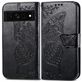 Mobigear Butterfly Google Pixel 7 Pro Hülle Klapphülle Geldbörse - Schwarz