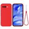 Mobigear Rubber Touch Google Pixel 10a Silikon Hülle Backcover - Rot
