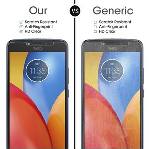 Mobigear Motorola Moto E4 Plus Panzerglas Gehärtetes Glas Displayschutz - Hüllenfreundlich