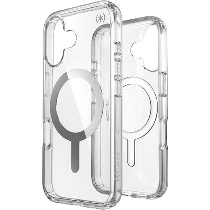 Speck Presidio Perfect Clear Transparent iPhone 16 MagSafe Hardcase Backcover Shockproof - Transparent