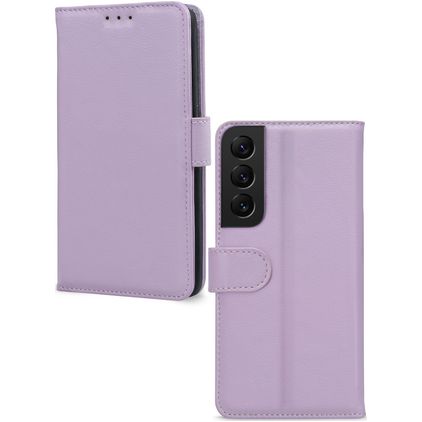 Mobilize Premium Gelly Wallet Samsung Galaxy S22 Hülle Klapphülle Geldbörse - Lila