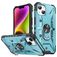 Mobigear Armor Ring iPhone 14 Plus Hülle Hardcase Backcover Stoßfest mit Ringhalter - Blau