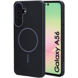 Mobiparts Slim Line Samsung Galaxy A56 MagSafe Hardcase Backcover - Onyx Black