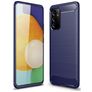 Mobigear Brushed Slim Samsung Galaxy A82 5G Hülle Flexibles TPU Backcover - Blau