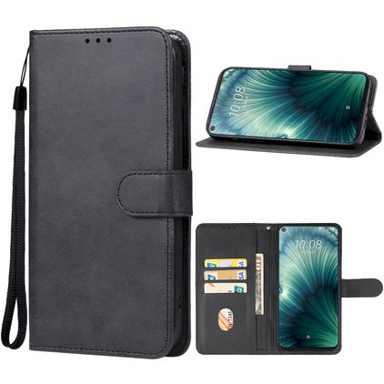 Mobigear Wallet HTC U23 Pro Klapphülle Portemonnaie - Schwarz
