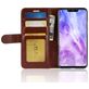 Mobigear Wallet Huawei Nova 3 Hülle Klapphülle Geldbörse - Cognac
