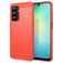 Mobigear Brushed Slim Samsung Galaxy A26 Hülle Flexibles TPU Backcover - Rot