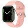 Mobigear Bumpy Silikon Apple Watch Armband Dornschließe - 42/41/40/38 mm - Pink