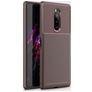 Mobigear Racing Sony Xperia XZ4 Hülle Flexibles TPU Backcover - Braun