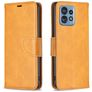 Mobigear Excellent Motorola Edge 40 Pro Hülle Klapphülle Geldbörse - Cognac
