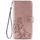 Mobigear Flowers Wallet Case Rose Gold Oppo A52 / A72