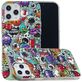 Mobigear Design iPhone 12 Pro Hülle Flexibles TPU Backcover - Graffiti