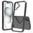 Mobigear Crystal iPhone 16 Plus Hardcase Backcover - Schwarz