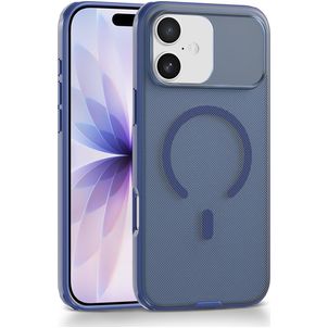 Mobigear Shockproof Grip iPhone 17 MagSafe Hülle Hardcase Backcover - Blau