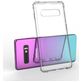 Mobigear Cushion Durchsichtig Samsung Galaxy S10 Plus Hülle Flexibles TPU Backcover Stoßfest - Transparent