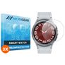 Mobigear Samsung Galaxy Watch 6 Classic - 43 mm Displayschutz Schutzfolie - Hüllenfreundlich - Schwarz (3er Pack)