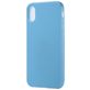 Mobigear Colors iPhone XS Hülle Flexibles TPU Backcover - Blau