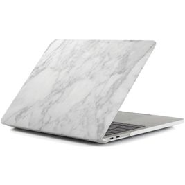 Mobigear Marble MacBook Pro 14 Zoll (2021-2025) Hardcase Hülle MacBook Case - Grau - Model A2442 / A2779 / A2918 / A2992 / A3401 / A3112 / A3434