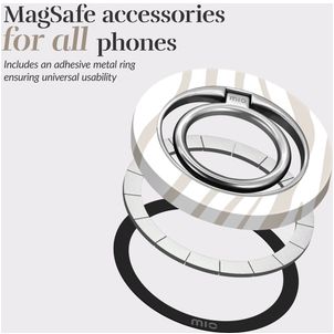 MIO Holder MagSafe Handy-Ring - Sandy Zebra Universal