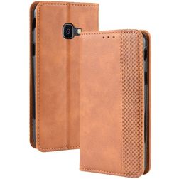 Mobigear Sensation Samsung Galaxy Xcover 4s Hülle Klapphülle Geldbörse - Cognac