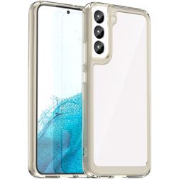 Mobigear Crystal Samsung Galaxy S23 Ultra Hülle Hardcase Backcover - Transparent / Grau