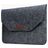 Mobigear Envelope Filz Laptop Sleeve 12 Zoll Laptophülle - Schwarz