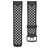 Mobigear Sport Plus Buckle Silikon Fitbit Charge 5 Armband Dornschließe - Schwarz