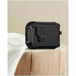 Mobigear Armor Clip Apple AirPods Pro 3 Hülle - Schwarz