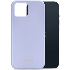 Mobilize Rubber Gelly iPhone 13 Hülle Flexibles TPU Backcover - Pastel Purple