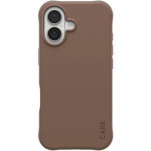 CARE by PanzerGlass Fashionable iPhone 17 Silikon MagSafe Hülle Backcover - Espresso