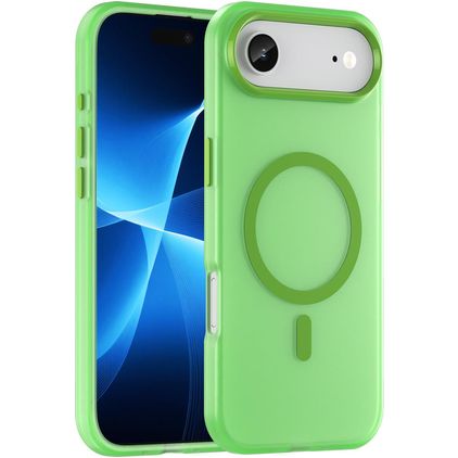Mobigear Shockproof iPhone Air MagSafe Hardcase Backcover - Grün