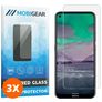 Mobigear Nokia 3.4 Panzerglas Gehärtetes Glas Displayschutz - Hüllenfreundlich (3er Pack)