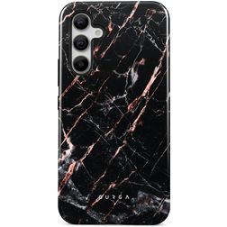 Burga Tough Samsung Galaxy A55 Hülle Hardcase Backcover Stoßfest - Rose Gold Marble