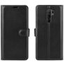 Mobigear Classic Xiaomi Redmi 9 Hülle Klapphülle Geldbörse - Schwarz