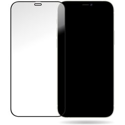 Mobilize Premium iPhone 12 Panzerglas Displayschutz - Hüllenfreundlich - Schwarz