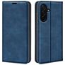 Mobigear Retro Slim Samsung Galaxy A27 Hülle Klapphülle Geldbörse - Blau
