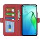 Mobigear Slim Magnet OPPO Reno 8 Pro 5G Hülle Klapphülle Geldbörse - Rot