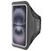 Mobiparts Comfort Fit Handyhalterung Joggen iPhone 16 Sporthülle Neopren Sportarmband - Schwarz
