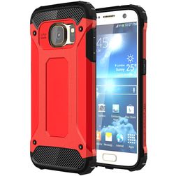 Mobigear Outdoor Samsung Galaxy S7 Hülle Hardcase Backcover Stoßfest - Rot