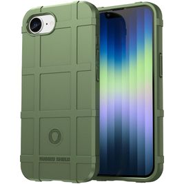 Mobigear Rugged Shield iPhone 17e Hülle Flexibles TPU Backcover Stoßfest - Grün
