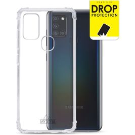 My Style Protective Flex Durchsichtig Samsung Galaxy A21s Hülle Flexibles TPU Backcover Stoßfest - Transparent