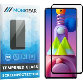 Mobigear Premium Samsung Galaxy M51 Panzerglas Gehärtetes Glas Displayschutz - Hüllenfreundlich - Schwarz