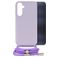 Mobilize Lanyard Gelly Samsung Galaxy A25 Flexibles TPU Handykette - Pastel Purple