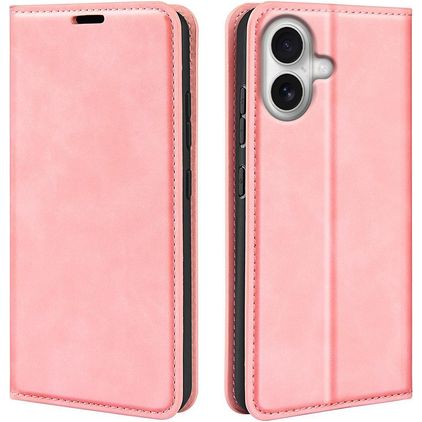 Mobigear Retro Slim iPhone 17 Hülle Klapphülle Geldbörse - Pink