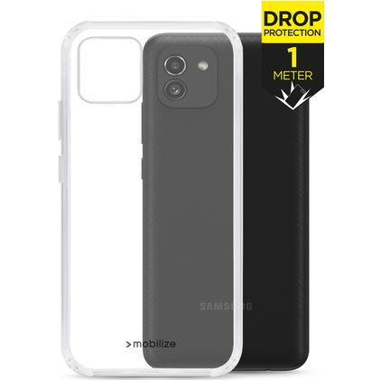 Mobilize Naked Protection Transparent Samsung Galaxy A03 Hardcase Backcover Shockproof - Transparent