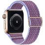 Mobigear W Texture Nylon Apple Watch Armband Elastisches Band - 42/41/40/38 mm - Lila